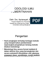 Download Metodologi Ilmu Pemeritnahan s2 by fajeri_go SN54767137 doc pdf