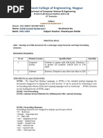 Government College of Engineering, Nagpur: Vishal Suresh Kesharwani 2021-2022