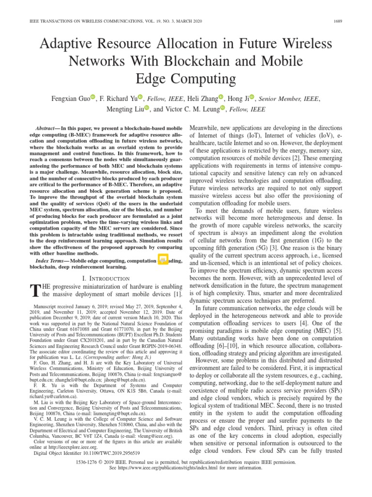 Adaptive Resource Allocation in Future Wireless Networks With ...