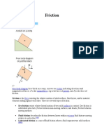 Friction: Classical Mechanics