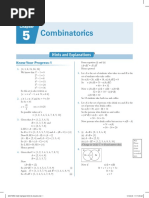 Combinatorics: Hints and Explanations