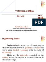 CE 306 Professional Ethics: Week#4