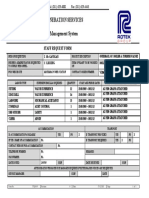 Power Generation Services Business Management System: Staff Request Form