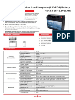 HD12.8-20 LiFePO4 Specification