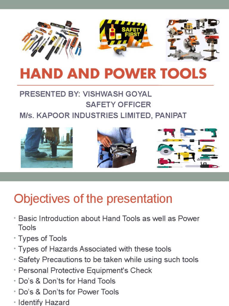 Hand and Power Tools PDF Manufactured Goods Tools