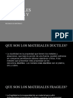 Materiales Ductiles y Fragiles