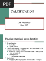 Calcification: Oral Physiology Dent 207