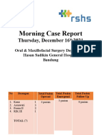 Morning Case Report: Thursday, December 16 2021