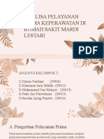 Pelayanan Prima Keperawatan Di Rumah Sakit Mardi Lestari