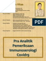 Pra Analitik Pemeriksaan Immunoserologi Covid19 - Agung Rona Baskara