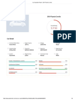 Car Inspection Report - 2014 Toyota Corolla