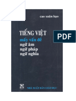 Tiếng Việt Mấy Vấn Đề Ngữ Âm, Ngữ Pháp, Ngữ Nghĩa - Cao Xuân Hạo