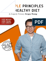 10 Simple Principles of A Healthy Diet by Sergey Young