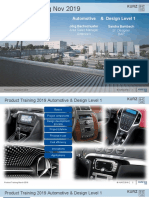 Product Training Nov 2019: Automotive & Design Level 1