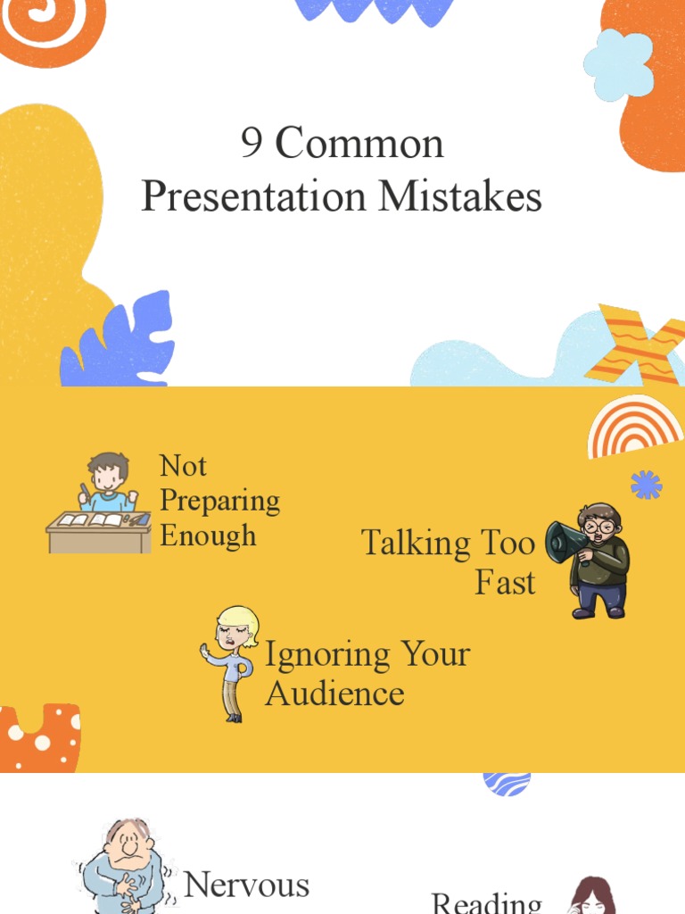 9 Common Presentation Mistakes | PDF | Career & Growth | Language Arts ...