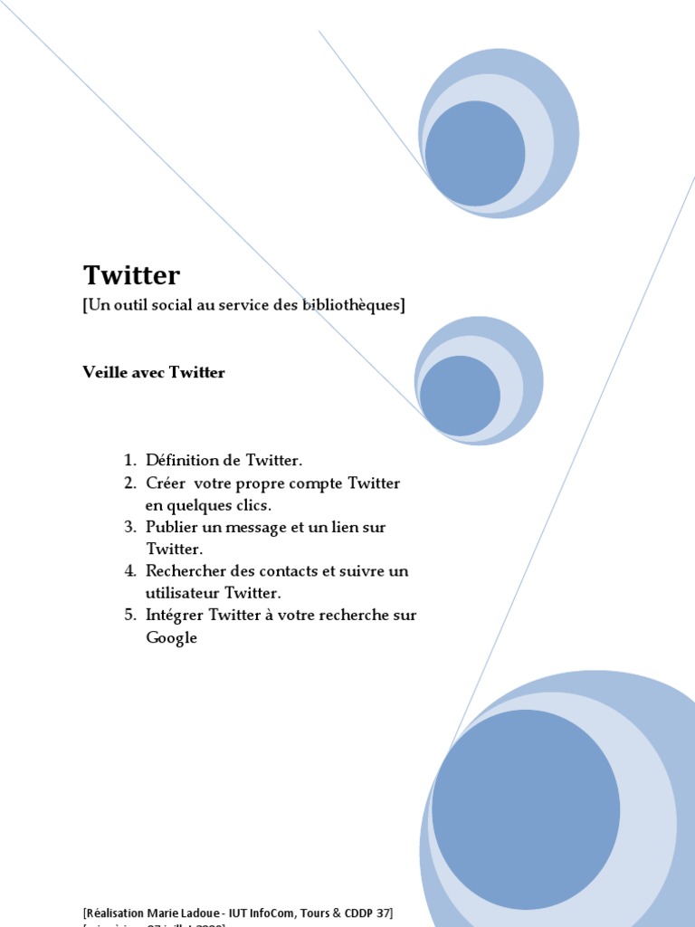 Tutoriel Twitter | PDF | Internet | Internet et Web