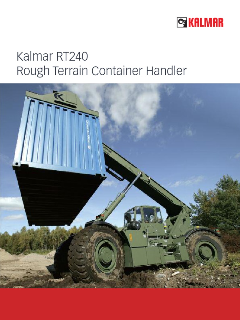 Cargotec Kalmar RT240 Handler 6pp  Containerization Forklift