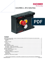 Connection of Serial Wired MGB-L1..-AR To Safety Relay MSR127TP