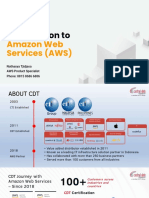 Introduction To: Amazon Web Services (AWS)