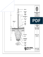 Detail Pondasi: Potongan C - C