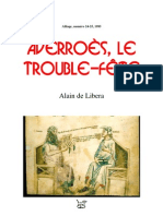 Alain de Libera = Averrأ²es, le trouble-fأھte