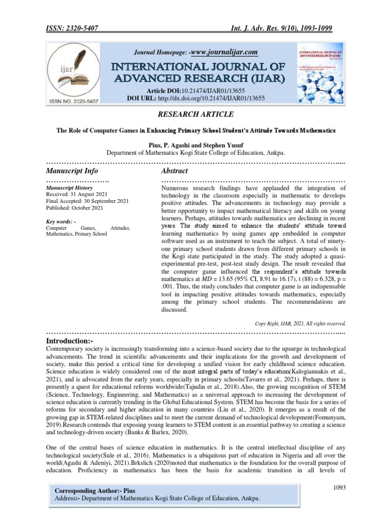 COMPUTER GAMES ARTICLE FOR STUDENTS intelligence overview