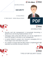 IEI-4B2 - Enterprise Resource Planning: Security