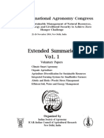 Extended Summaries Vo1. 1: Fourth International Agronomy Congress