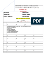 Question Bank Format