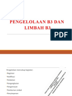 Pengelolaan B3 Dan Limbah B3 (B3,7)