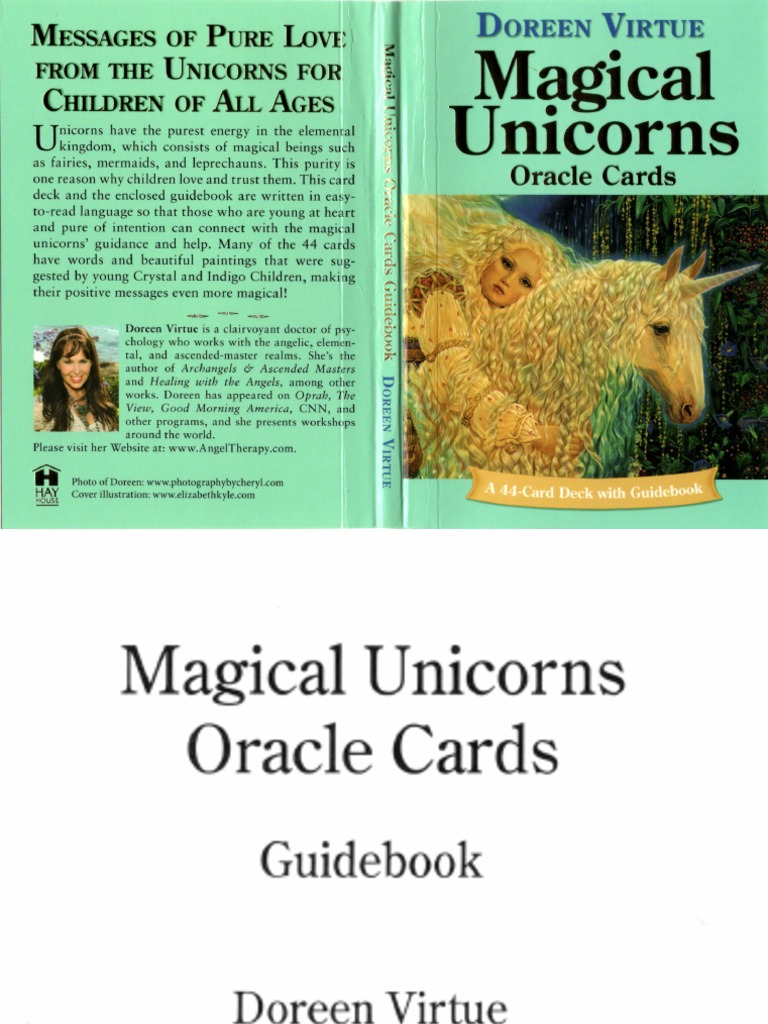 Doreen Virtue Magical Unicorns Oracle Cards | PDF