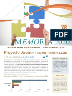 PROYECTO HOMBRE LEON Memoria 2020 