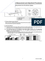 Pressure Measurement and Adjustment Procedures