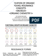 Classification of Organic Compound Resonance Concepts