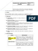 SG-PR-08 Comunicacion Participacion y Consulta