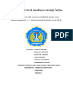 Laporan Hasil Praktikum Ekologi Hutan