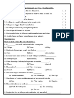 Question One: Decide Weather The Following Statements Are True ( ) or False (X)