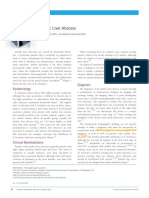 Amebic Liver Abscess: Epidemiology Diagnosis