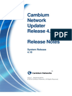 Cambium Network Updater Release 4.10 Release Notes