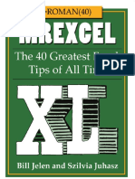 Bill Jelen - The 40 Greatest Excel Tips of All Time - 2015
