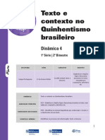 Texto e Contexto No Quinhentismo Brasileiro: Dinâmica 4