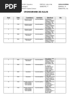 Cronograma de Aulas Novo Orto II