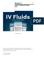 IV Fluids and Solutions Guide