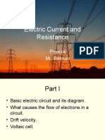 Electric Circuits: Current, Resistance, and Potential Difference