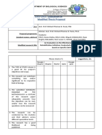 BIOSEM 602/603 AY 2020-2021: Evaluation of Modified Thesis Proposal