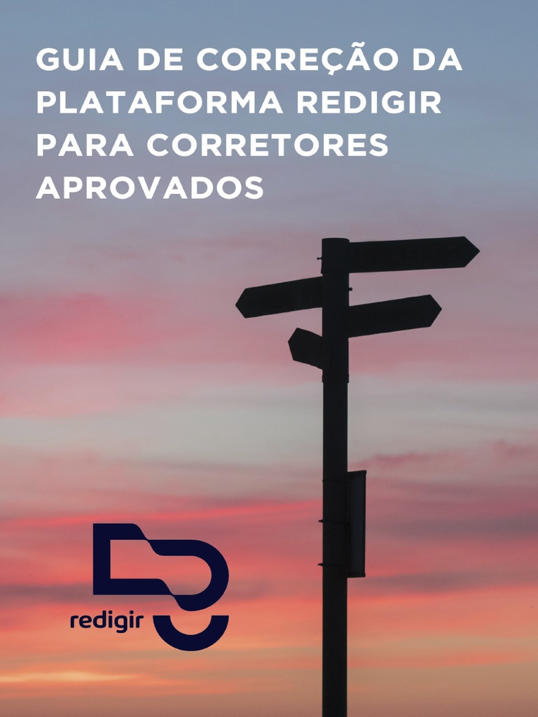 Guia De Correção Da Plataforma Redigir Para Cooretores Aprovados Pdf