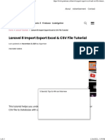 Laravel 8 Import Export Excel & CSV File Tutorial