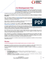 Fiche de Poste Formateur - Trice en Developpement Web KDA 2022