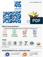 What Is Scope Database