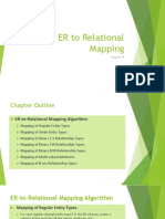 ER To Relational Mapping